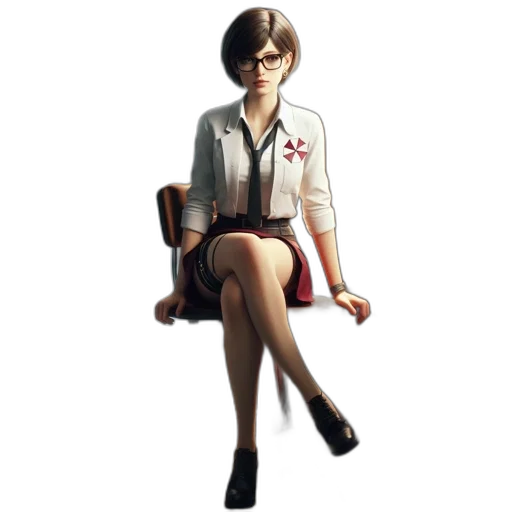staff, dress, jacket, concept art transparent PNG cut-out