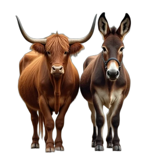 animal, photorealistic, concept art, 3d render transparent PNG cut-out