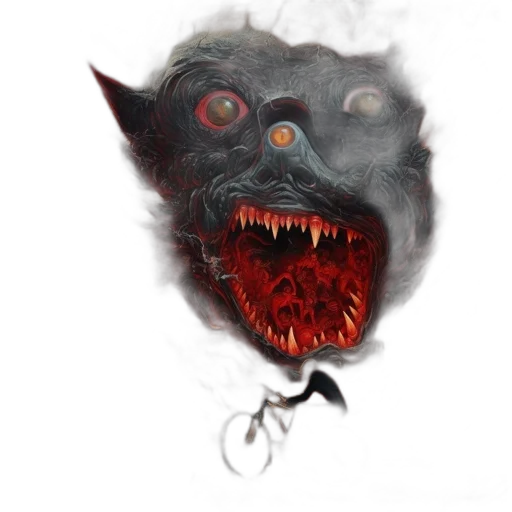 mask, creature, face, staff transparent PNG cut-out