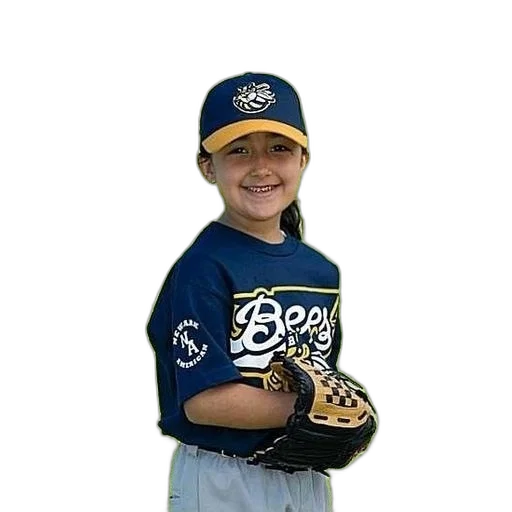 young, baseball, player, wearing transparent PNG cut-out