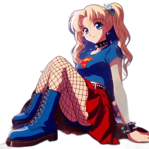 dress, staff, anime, pixel art transparent PNG cut-out