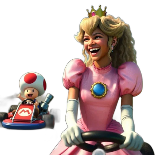 crown, robot, car, concept art transparent PNG cut-out