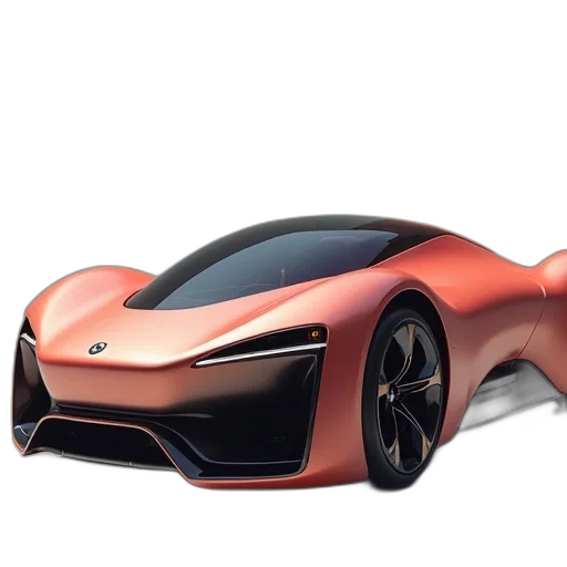 car, 3d render, concept art, photorealistic transparent PNG cut-out