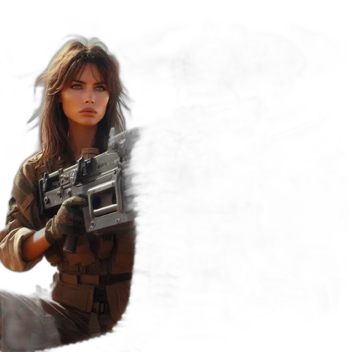 weapon, concept art, photorealistic, 3d render transparent PNG cut-out