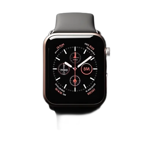 watch, smart, display, screen transparent PNG cut-out