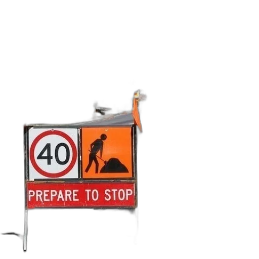 concept art, sign, side, road transparent PNG cut-out