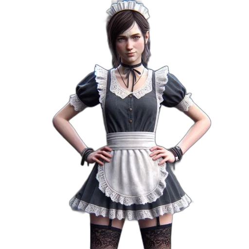 dress, concept art, photorealistic, 3d render transparent PNG cut-out