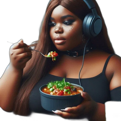 food, concept art, photorealistic, cartoon transparent PNG cut-out