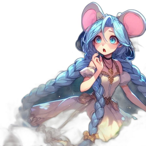 staff, weapon, creature, dress transparent PNG cut-out