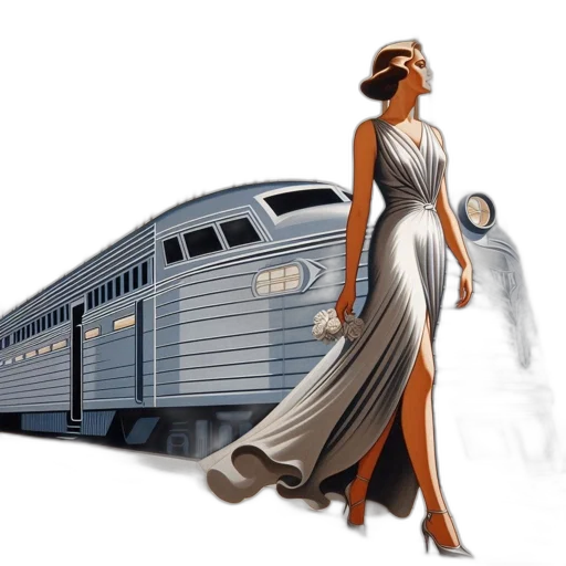 dress, concept art, photorealistic, oil painting transparent PNG cut-out