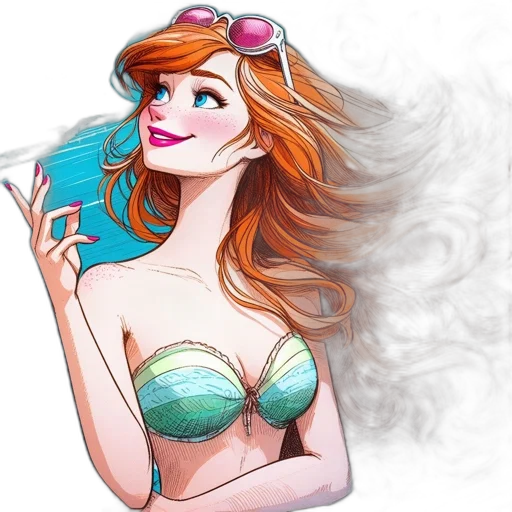 dress, cartoon, fantasy art, concept art transparent PNG cut-out