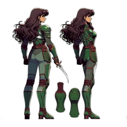concept art, comic book art, fantasy art, pixel art transparent PNG cut-out