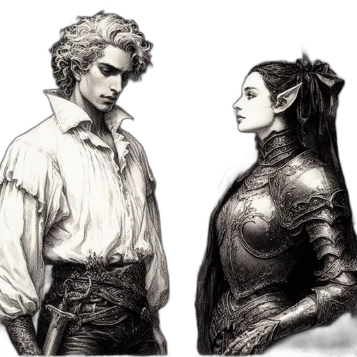 sword, jacket, fantasy art, concept art transparent PNG cut-out