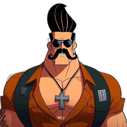 staff, hair, cartoon, concept art transparent PNG cut-out