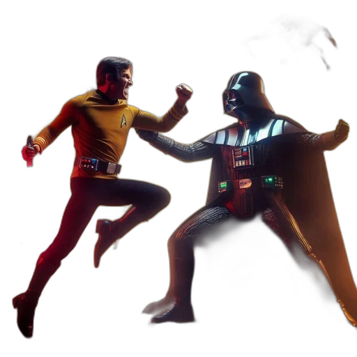 concept art, comic book art, 3d render, outer space transparent PNG cut-out