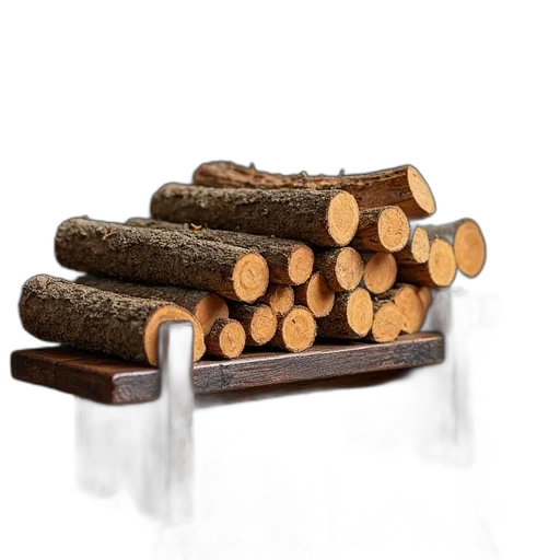 furniture, tree, staff, 3d render transparent PNG cut-out