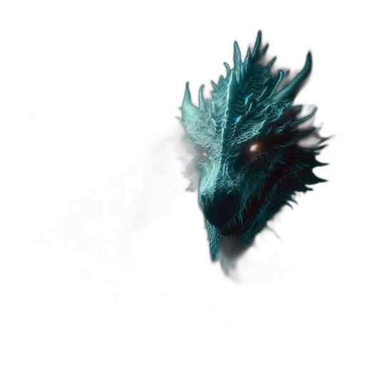 dragon, mask, creature, animal transparent PNG cut-out