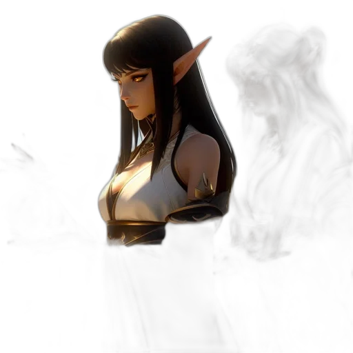 dragon, staff, face, fantasy art transparent PNG cut-out