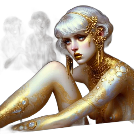 jewelry, fantasy art, concept art, photorealistic transparent PNG cut-out