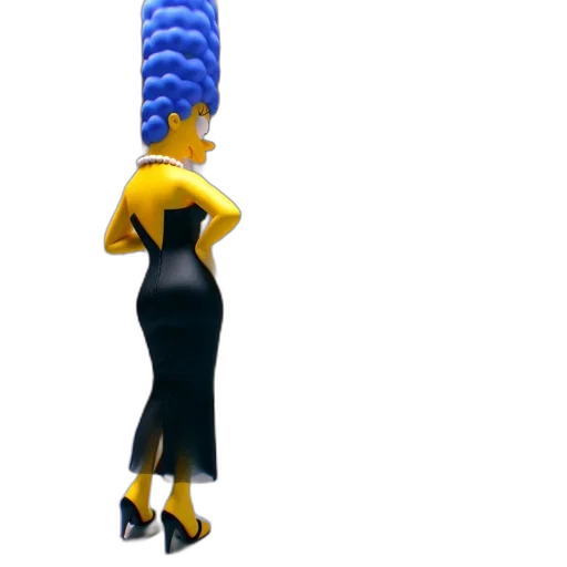 dress, jewelry, staff, hair transparent PNG cut-out