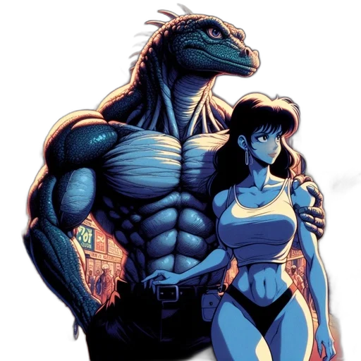 comic book art, concept art, fantasy art, pixel art transparent PNG cut-out