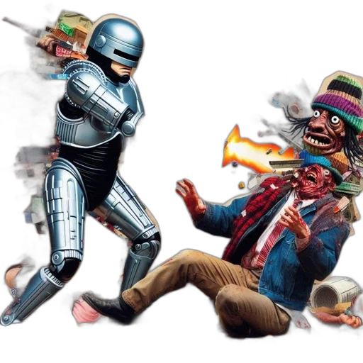 robot, concept art, comic book art, robotic transparent PNG cut-out
