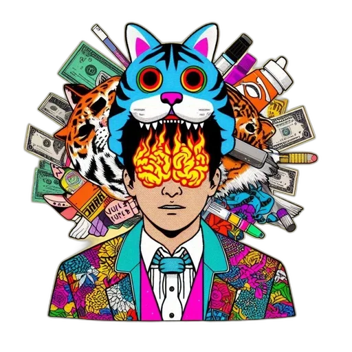 mask, jacket, face, robot transparent PNG cut-out