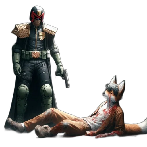 concept art, comic book art, cyberpunk, fantasy art transparent PNG cut-out