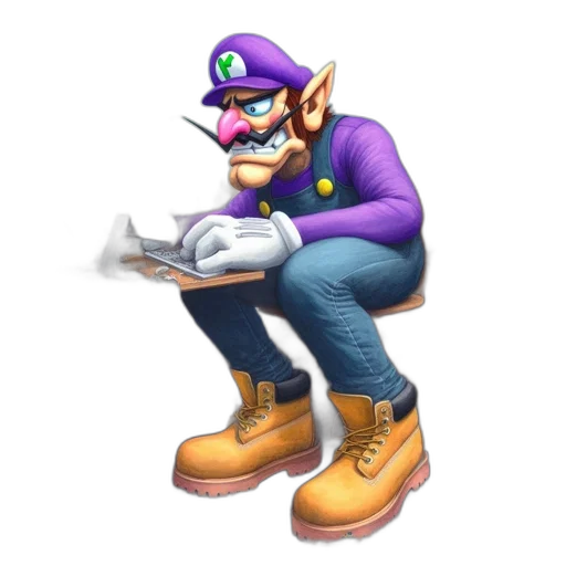 hat, weapon, shoes, staff transparent PNG cut-out