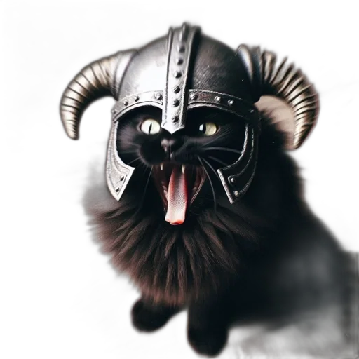 animal, mask, staff, fantasy art transparent PNG cut-out