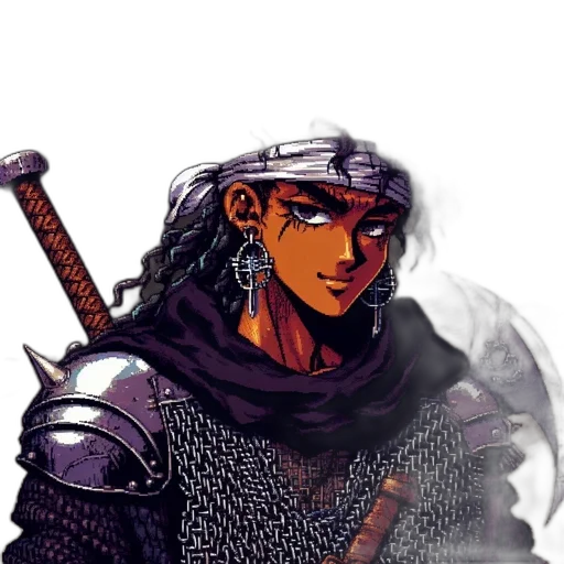 sword, weapon, staff, face transparent PNG cut-out