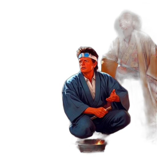 staff, concept art, vaporwave, photorealistic transparent PNG cut-out