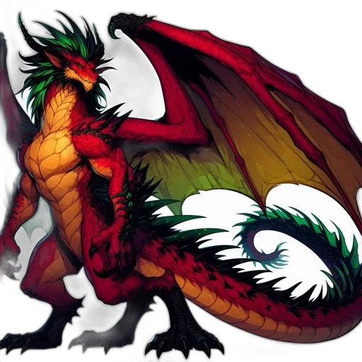dragon, animal, creature, fantasy art transparent PNG cut-out