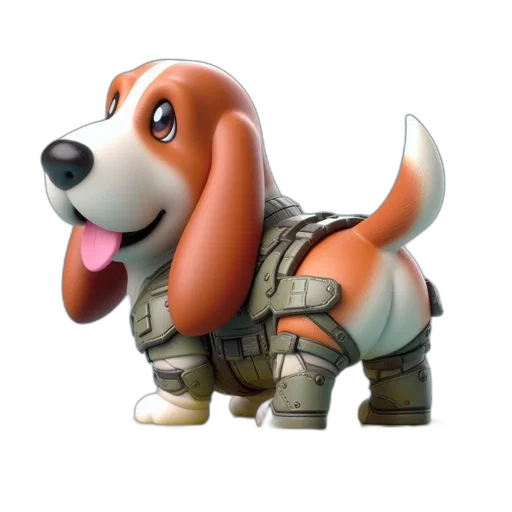 animal, creature, weapon, 3d render transparent PNG cut-out