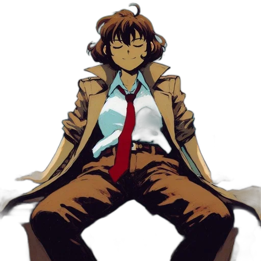 jacket, staff, furniture, anime transparent PNG cut-out