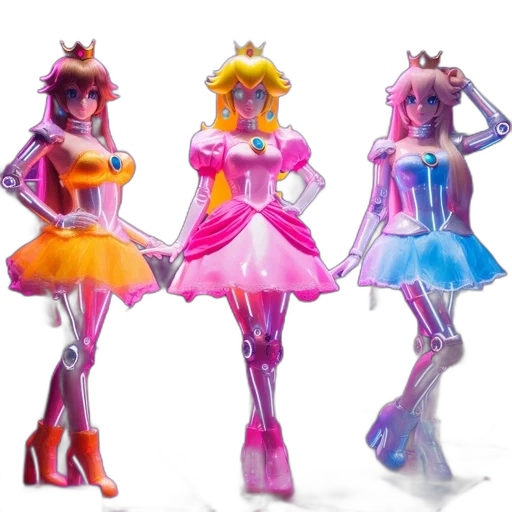 crown, dress, concept art, 3d render transparent PNG cut-out