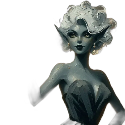 concept art, fantasy art, comic book art, 3d render transparent PNG cut-out
