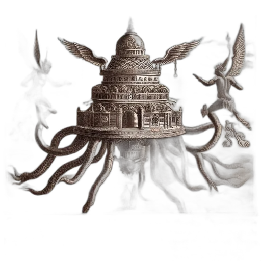 crown, creature, hat, building transparent PNG cut-out