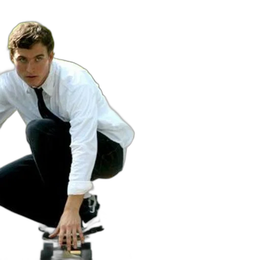staff, furniture, man, white transparent PNG cut-out