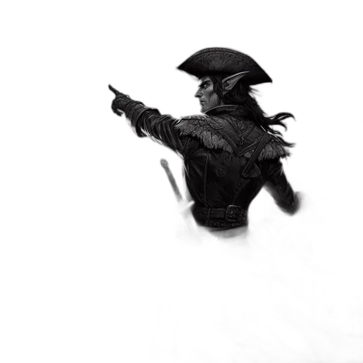 weapon, staff, hat, sword transparent PNG cut-out