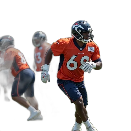 concept art, denver, broncos, players transparent PNG cut-out