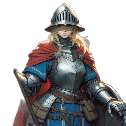 sword, staff, hat, fantasy art transparent PNG cut-out
