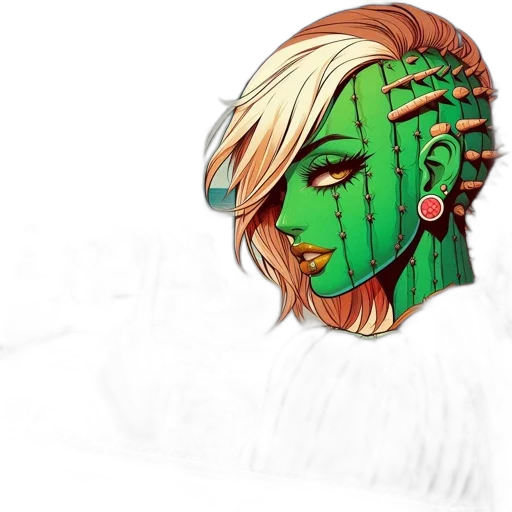 mask, face, jewelry, concept art transparent PNG cut-out