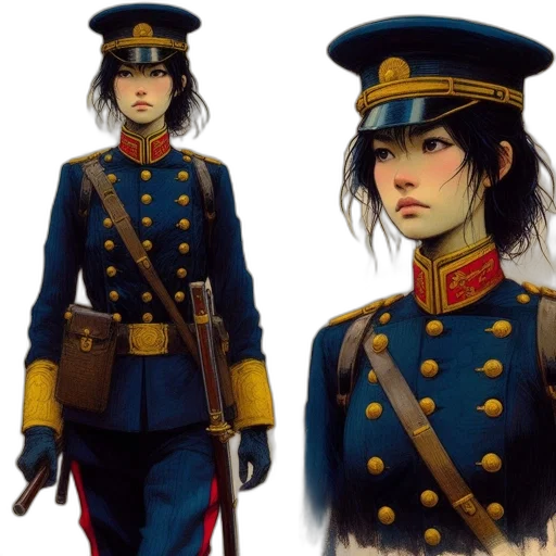 staff, jacket, concept art, fantasy art transparent PNG cut-out