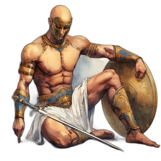 sword, fantasy art, concept art, comic book art transparent PNG cut-out