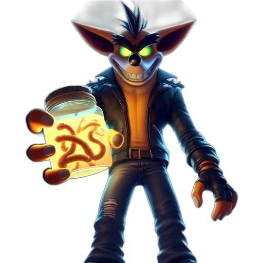 staff, mask, jacket, weapon transparent PNG cut-out