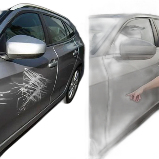 car, photorealistic, concept art, image transparent PNG cut-out