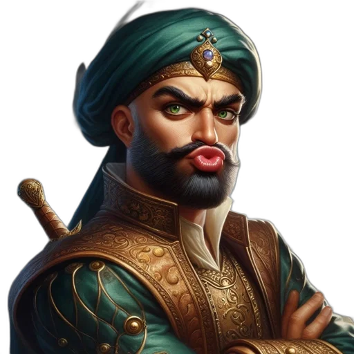 face, staff, crown, sword transparent PNG cut-out