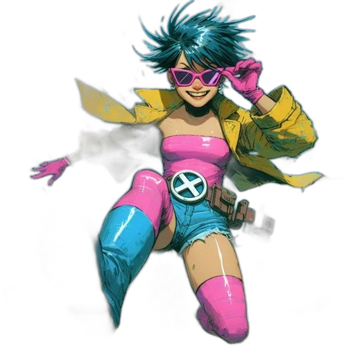 jacket, concept art, comic book art, cyberpunk transparent PNG cut-out