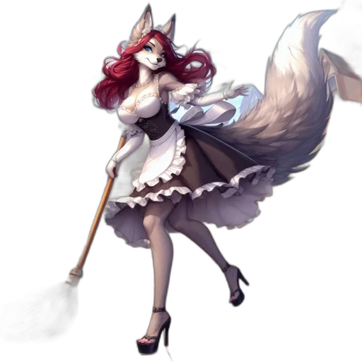 staff, dress, animal, creature transparent PNG cut-out